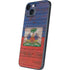 Haiti Flag Dark Wood iPhone 14 Plus Skin